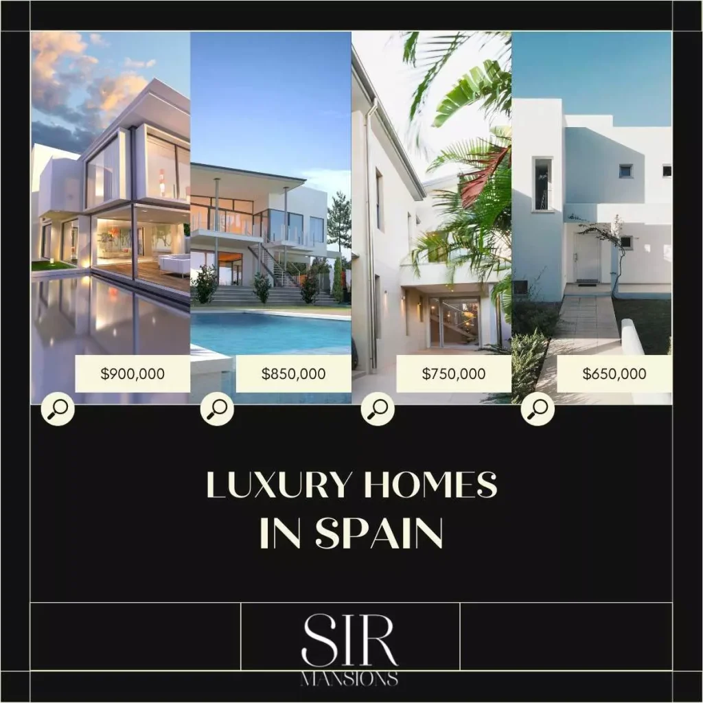 Luxury mansions in Spain